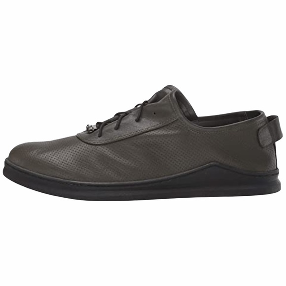 SPRING STEP Dionut Leather Lace Up Shoe Dark Olive